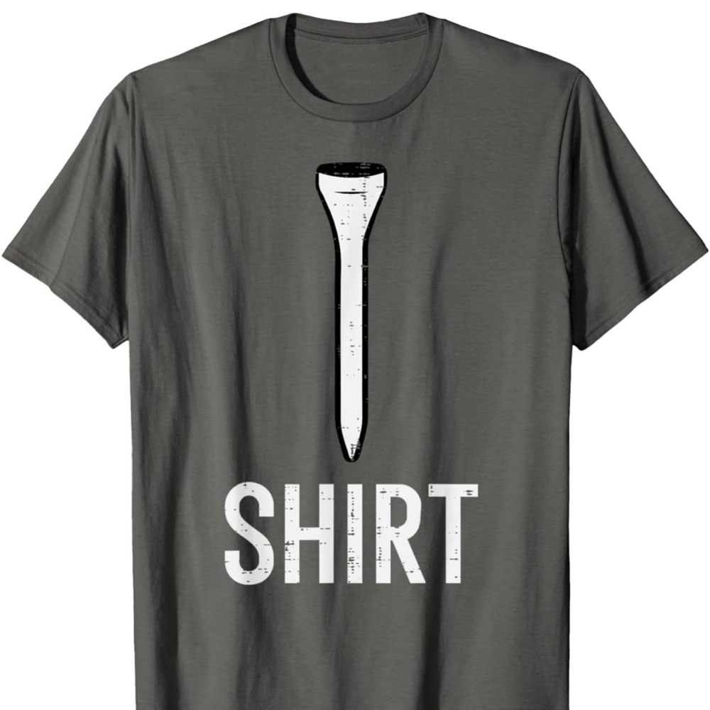 Tee Shirt (Golf) Gray Graphic Tee
